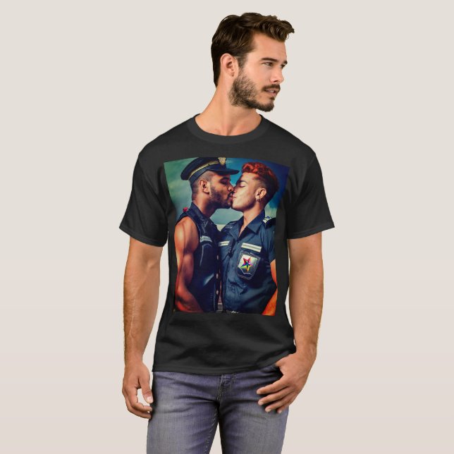Gay Pride T - Shirt Männer (Vorne ganz)