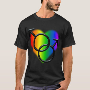 Gay Pride T - Shirt Männer gleichgeschlechtliches 