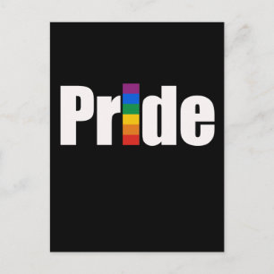 Gay Pride T - Shirt Postkarte