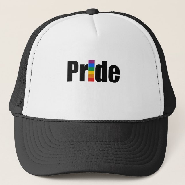 Gay Pride-T - Shirt Truckerkappe (Vorderseite)