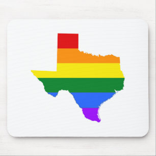 Gay Pride   Texas Rainbow Mousepad
