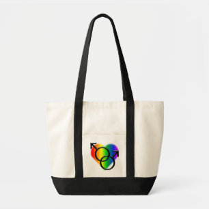 Gay Pride Tote Beutel Rainbow Liebe Einkaufstasche
