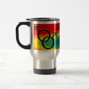 Gay Pride Travel Mugs Männer Gay Pride Cups Gesche Reisebecher
