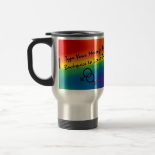 Gay Pride Travel Mugs Same Sex Liebe Travel Mugs Reisebecher