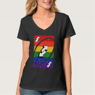 Gay Pride Uno-Karte T-Shirt