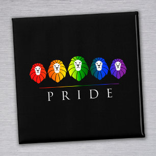 Gay Pride von Löwen - LGBT Magnet