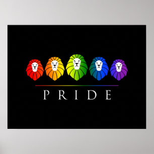 Gay Pride von Löwen - LGBTQ Poster