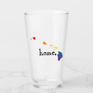 Gay Pride Zuhause Hawaii Glas