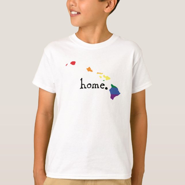 Gay Pride Zuhause| Hawaii T-Shirt (Vorderseite)