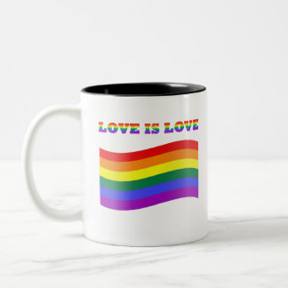 Gay Pride Zweifarbige Tasse