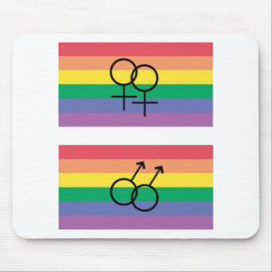 Gay Prideflagge Mousepad