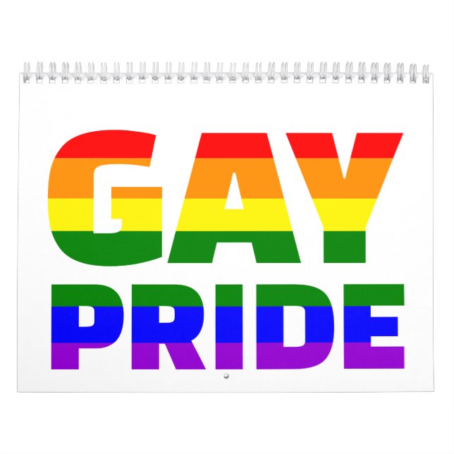 Gay Prideregenbogen Kalender (Titelbild)