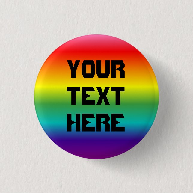 Gay Pridesteigung Button (Vorderseite)