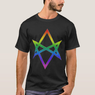 Gay PrideUnicursal Hexagram T-Shirt