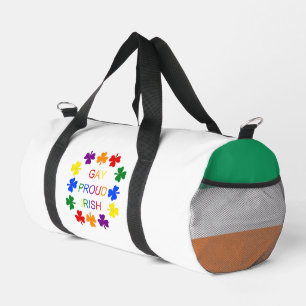 Gay Proud Irish LGBT Rainbow Kleeblatts Duffle Bag