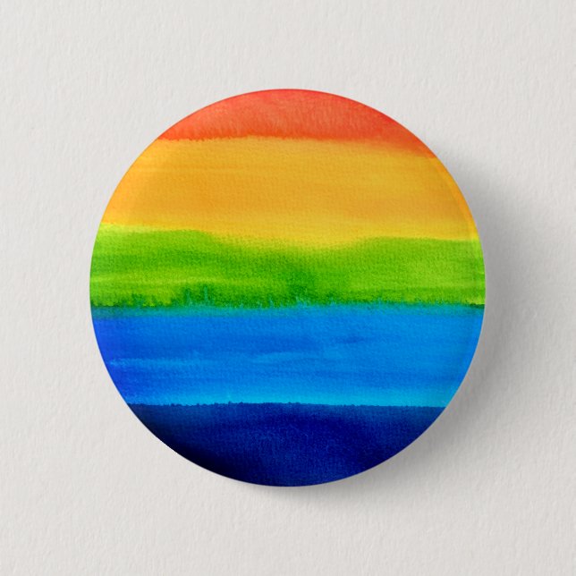 Gay Que Rainbow Button (Vorderseite)