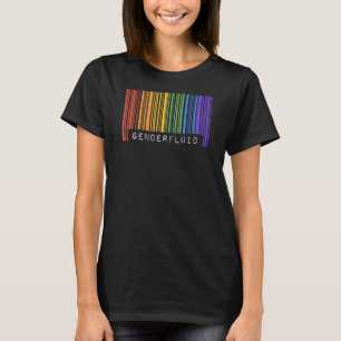 Gay Que Strichcode Prix Genderfluid Ästhetik Lgbt T-Shirt