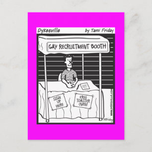 Gay Recruit Postkarte