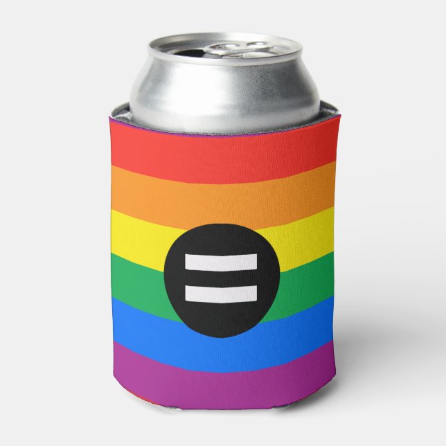 Gay Rights Flag Dosenkühler (Kanne Vorderseite)