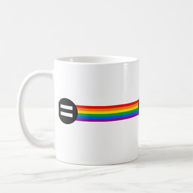 Gay Rights Flag Kaffeetasse (Links)