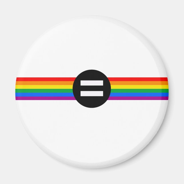Gay Rights Flag Magnet (Vorne)