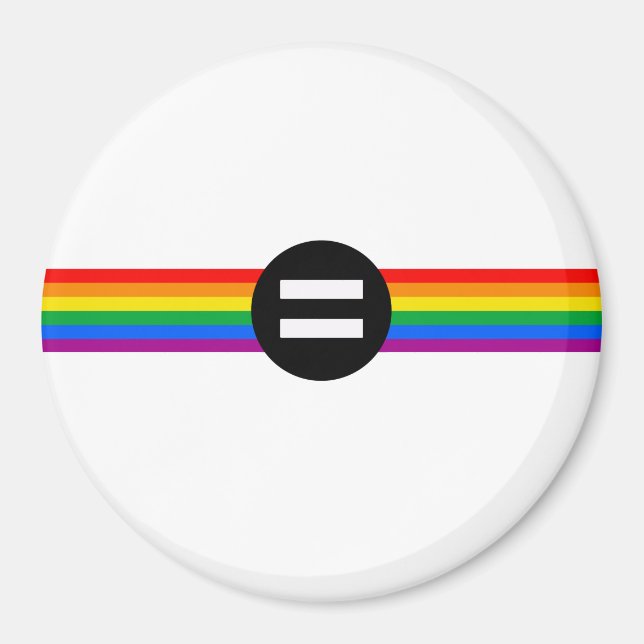 Gay Rights Flag Magnet (Vorne)