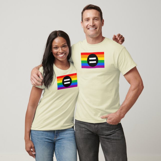 Gay Rights Flag T-Shirt (Unisex)