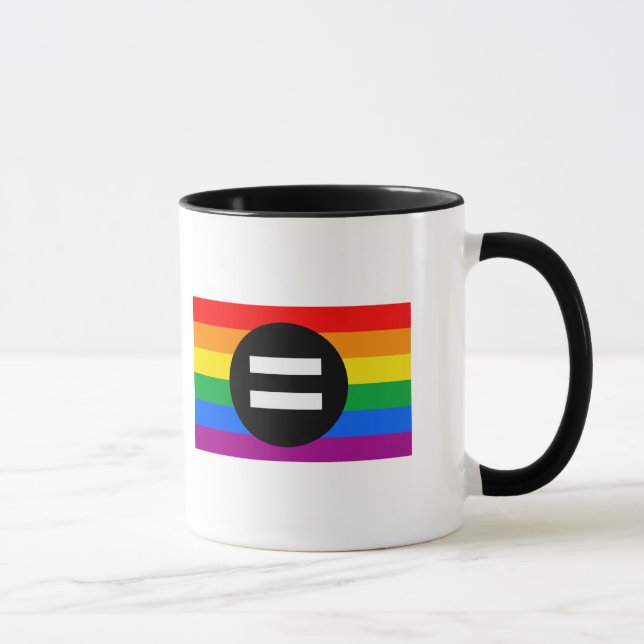 Gay Rights Flag Tasse (Rechts)