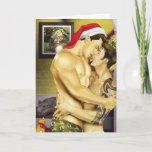 Gay Santa Kiss Card Feiertagskarte<br><div class="desc">2011</div>