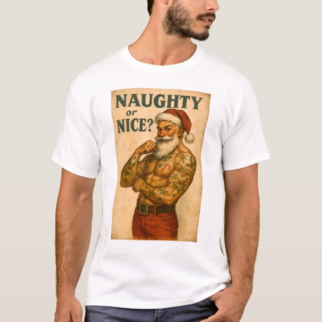 Gay Santa T-Shirt | Gay Pride Shirt for Men | LGBT (Vorderseite)