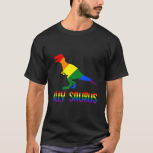 Gay Saurus Lgbt Q Rex Pride Rainbow Ally T-Shirt