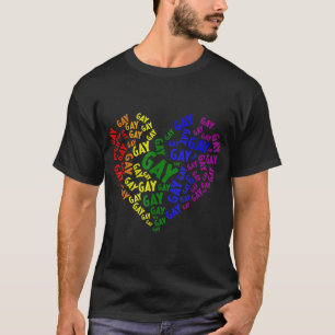Gay Say Gay Say Liebe Bleibe Proud LGBTQ Gay Right T-Shirt
