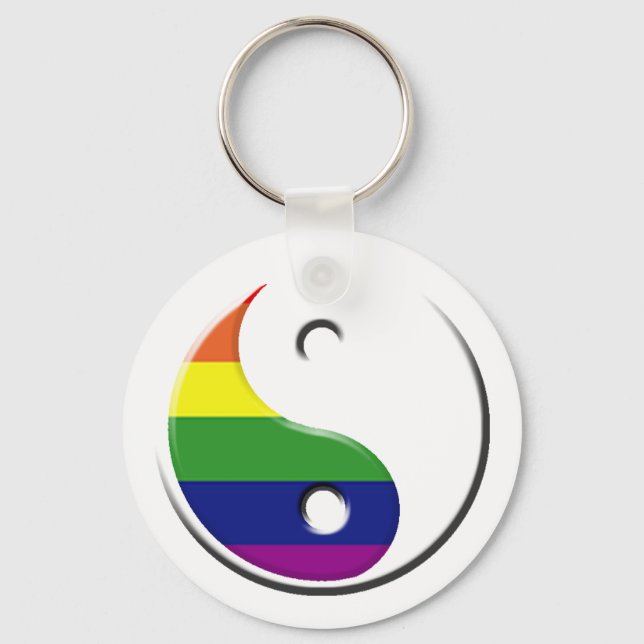 GAY Schlüsselanhänger - Ying Yang 03 (Vorderseite)