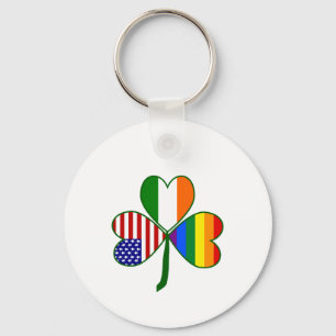 Gay Shamrock Schlüsselanhänger