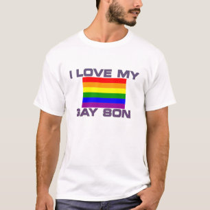 Gay Support l Liebe meinem schwulen Sohn Regenboge T-Shirt