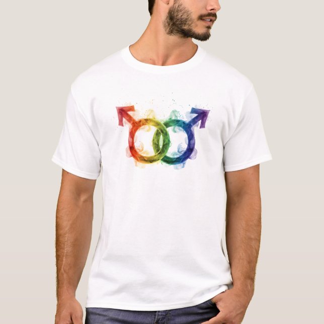 GAY SYMBOL T-Shirt | Gay Pride for Men | LGBTQ (Vorderseite)