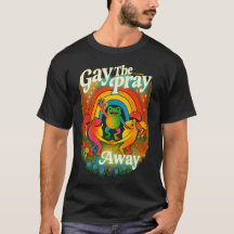 "Gay The Pray Away" Cottage-Shirt | Retro Pride