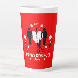 Gay Typ Divorce Party Kaffee Tasse