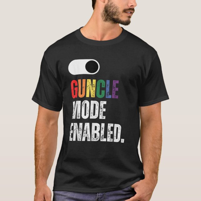 Gay uncle gamer guncle day LGBT novelty funny brot T-Shirt (Vorderseite)