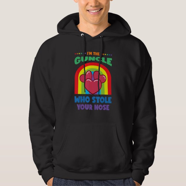 Gay Uncle Pride Guncle 11 Hoodie (Vorderseite)