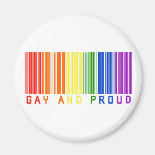 Gay und Strichcode Magnet