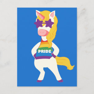 Gay Unicorn Postkarte