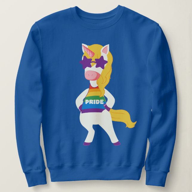 Gay Unicorn Sweatshirt (Design vorne)
