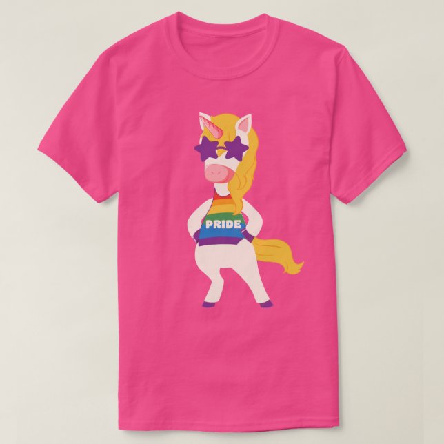 Gay Unicorn T - Shirt (Design vorne)
