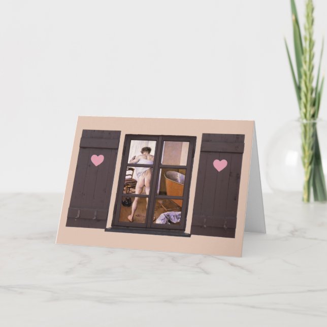 Gay Valentine ich bin fertig Feiertagskarte (Vorderseite)