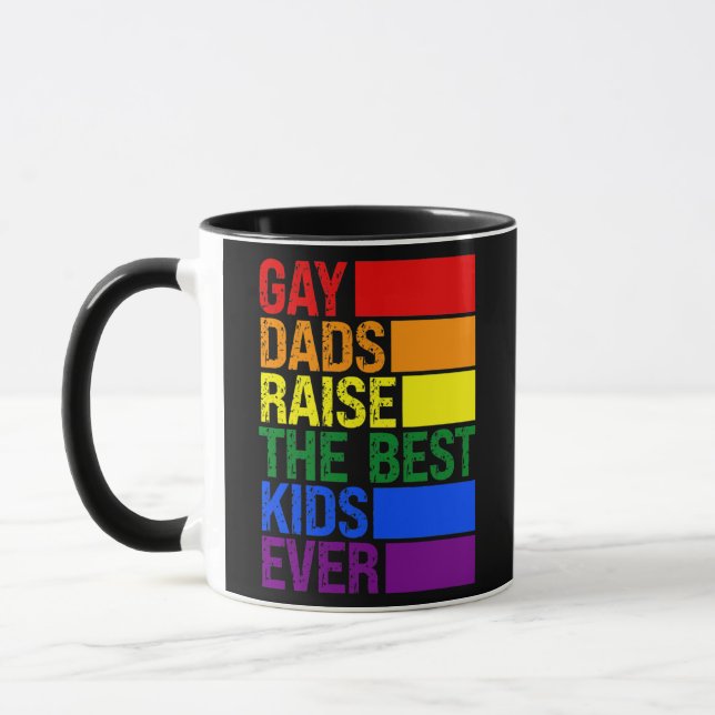 Gay Vaters Ehrentag für die besten Kinder  Tasse (Links)