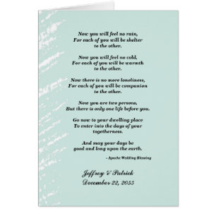 Gay Wedding, Apache Segen, Blue Green