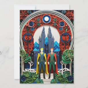 Gay Wedding Einladung