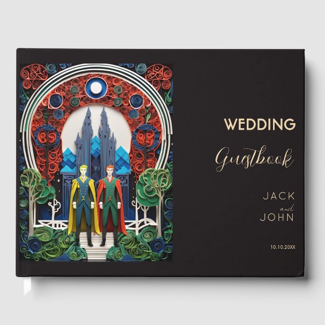 Gay Wedding Gästebuch (Vorderseite)