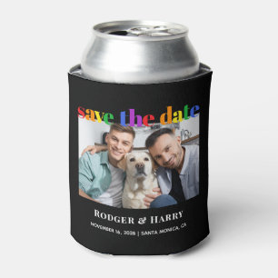 Gay Wedding Rainbow Foto kann kühler Dosenkühler